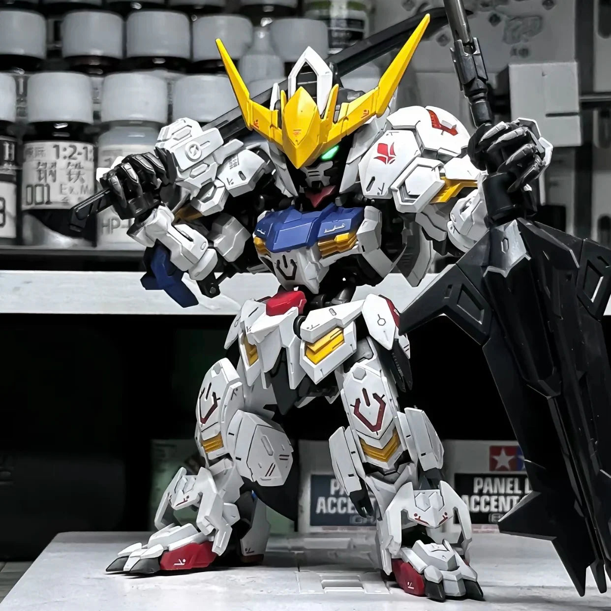 Barbatos Mgsd Assembly Model Kit Action Figures Comes With Water Decals Free Display Stand Desktop Decoration Boys Surprise Toys