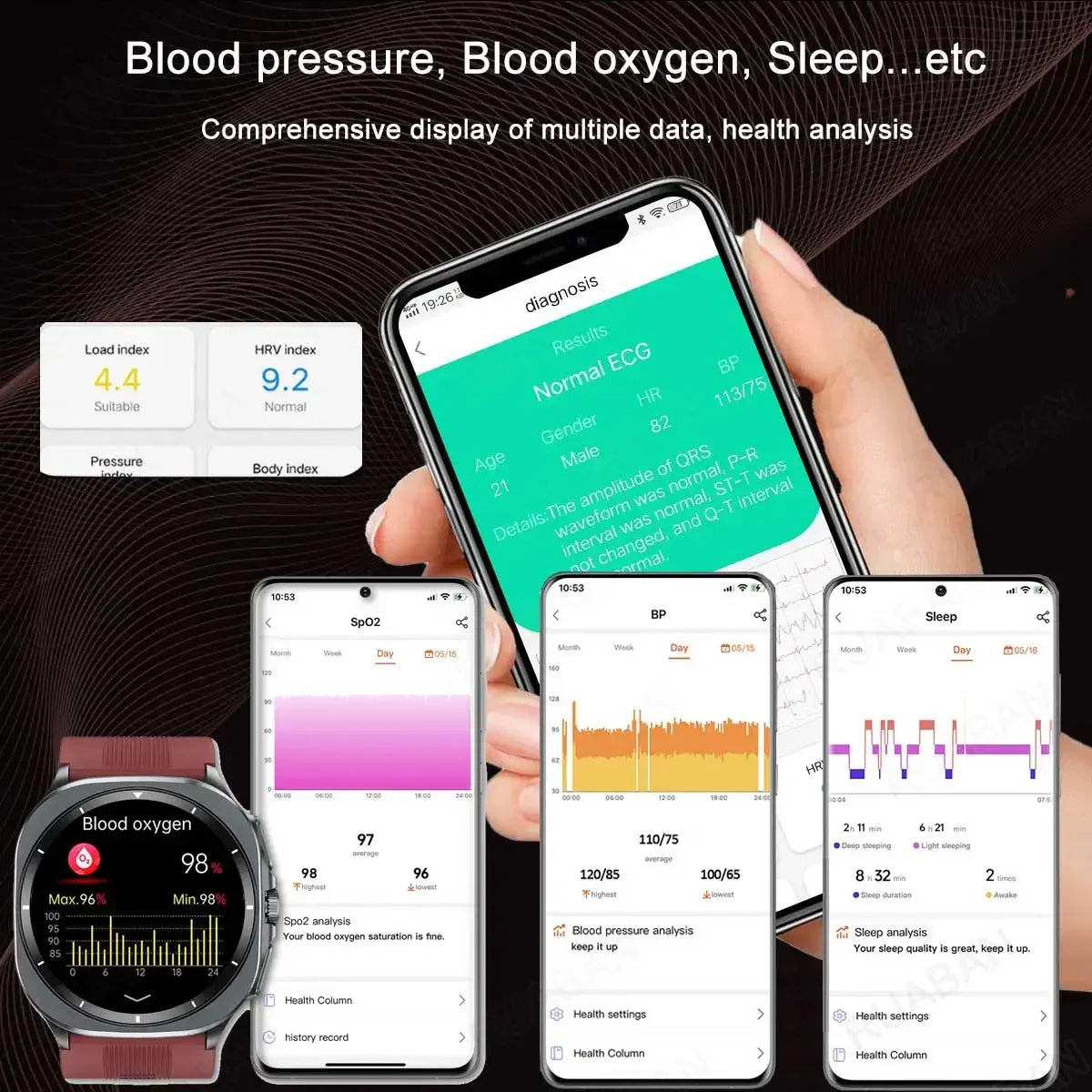huawei Smart Watch men Bluetooth call watch