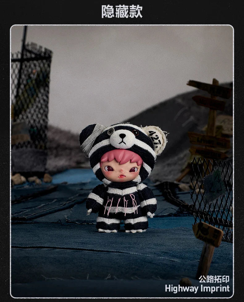 POP MART Hirono Road Journal Series Plush Doll Pendant Blind Box Toys Kawaii Anime Action Figure Surprise Mystery Bag Toy