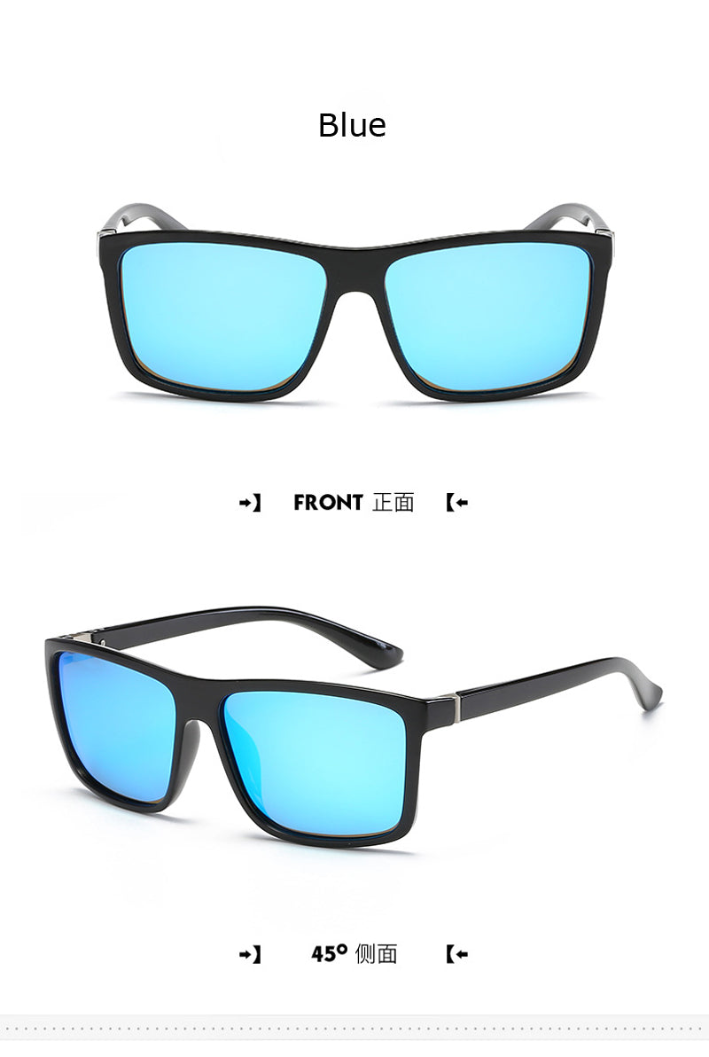 Luxury Square Vintage Polarized Sunglasses For Men Women Fashion Travel Driving Anti-glare Sun Glasses Male Eyewear UV400