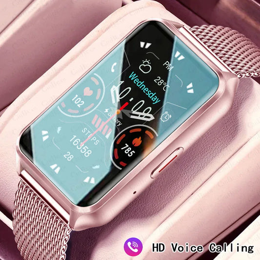 HD Bluetooth Call Smart Watch Men's Bracelet Fashion Women Smart Watch Android IOS