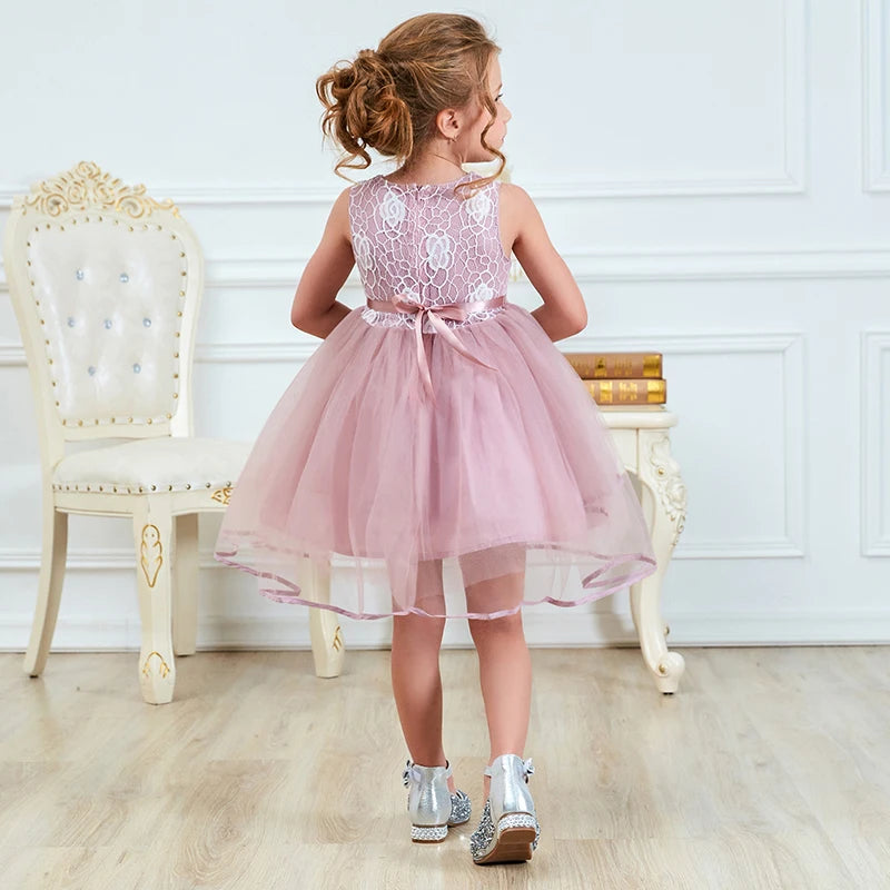 Baby Girls Dress Casual Costume Kids Dresses For Girls Flower Baby Dress