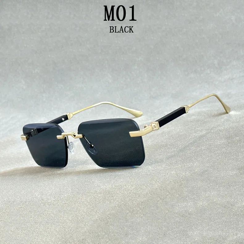 Sunglasses For Men Vintage Rimless Sunglasses Women
