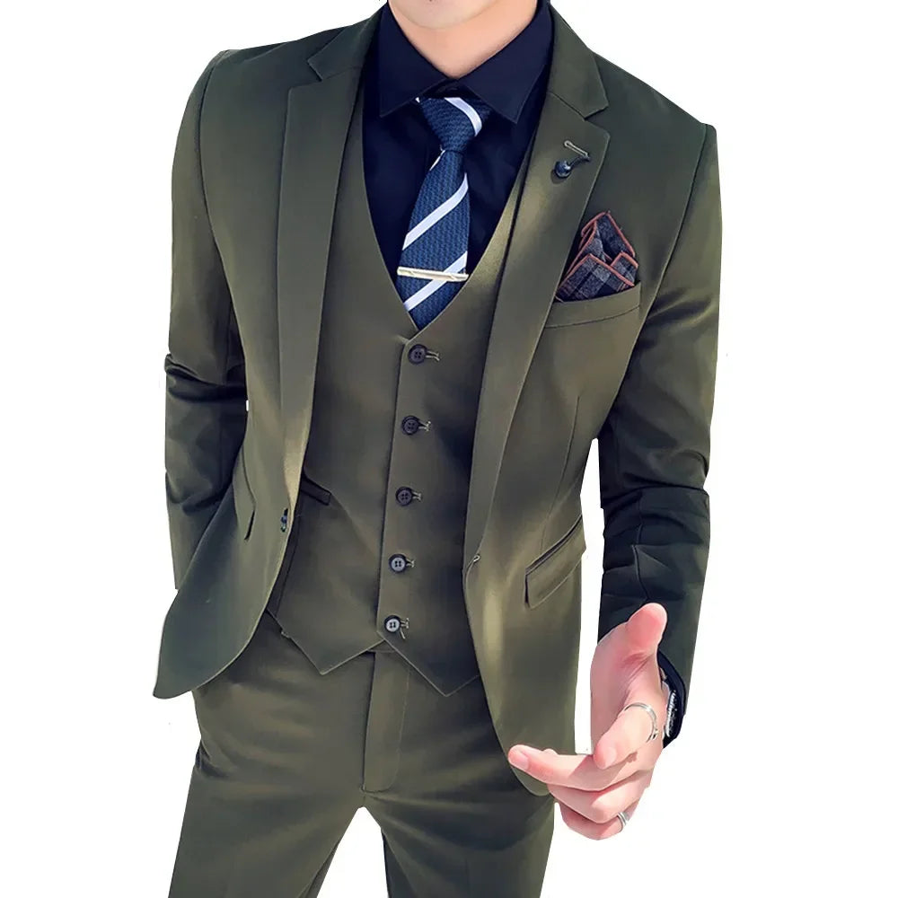 Tuxedo for Mens: Men's Business Casual Groom Wedding Dress Formal Suit
