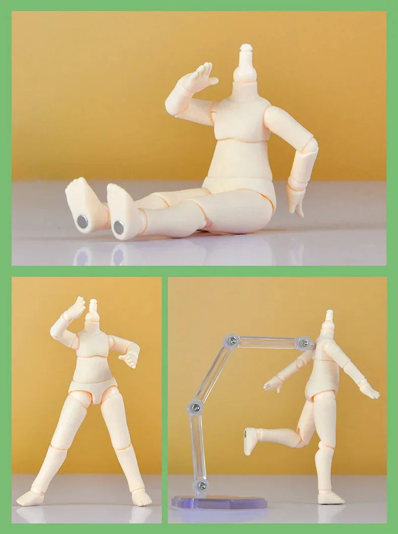 New YMY Body Joint Doll DIY Boy girl Body for obitsu 11, GSC Head, Ob11,1/12BJD Doll Accessories Toy Replacement Joint Hand