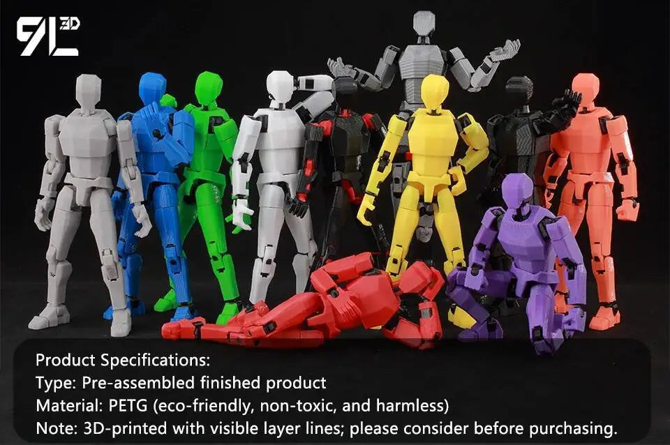 9L3D Printed Invincible Boy Lucky13 Dummy13 Conquer LEX Allen Superheroes Anime Toys Action Figures Mannequin Model Ornaments