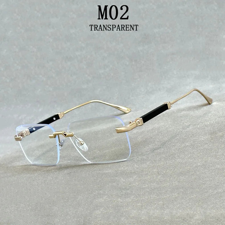 Sunglasses For Men Vintage Rimless Sunglasses Women
