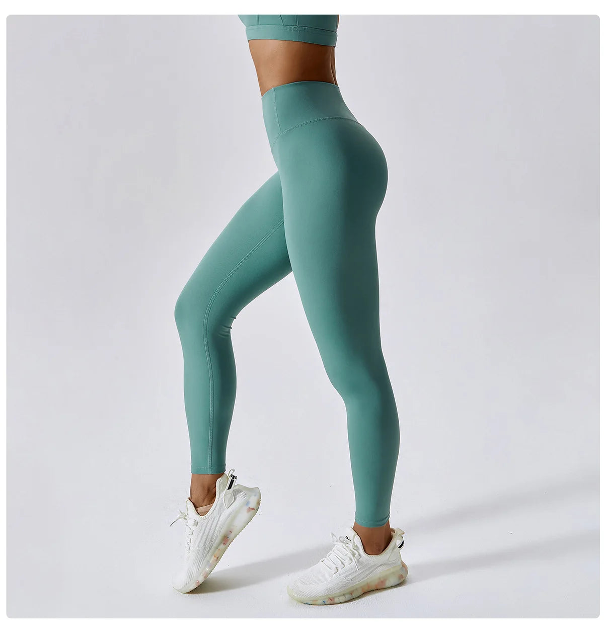 High Waist Yoga Pants Tummy Control Gym Leggings Sport Fitness Seamless