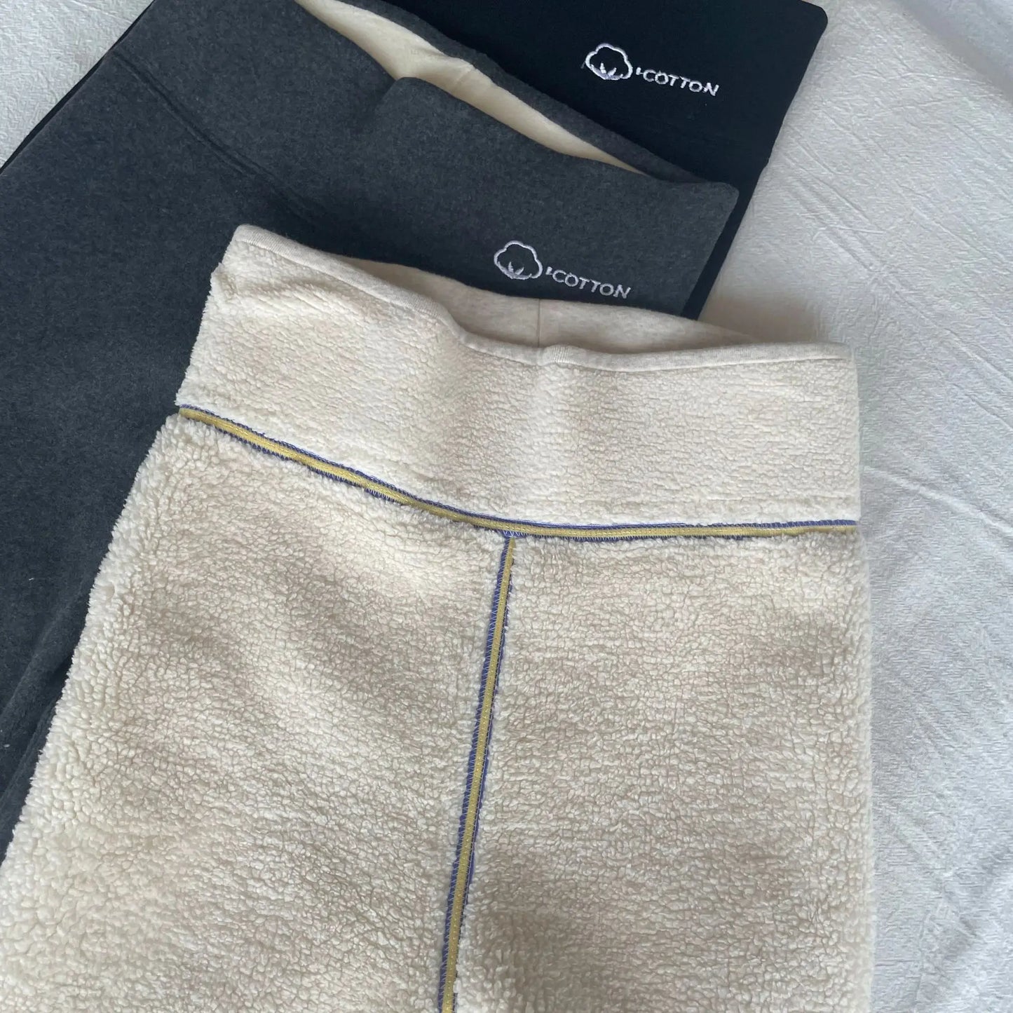 Winter Thermal Leggings Women -15 ℃ Velvet Cotton Slim Tights Fleece Pants