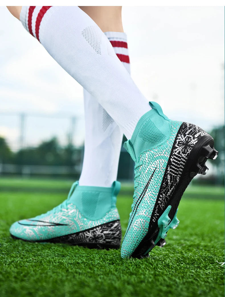 Men Outdoor FG/TF Football Boots Futsal Professional Unisex Soccer Shoes