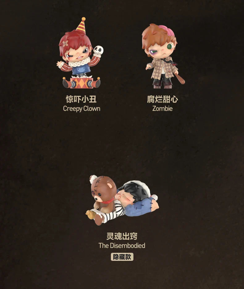 POP MART Hirono Monsters Carnival Series Blind Box Toys Kawaii Anime Action Figure Surprise Guess Bag Mystery Box
