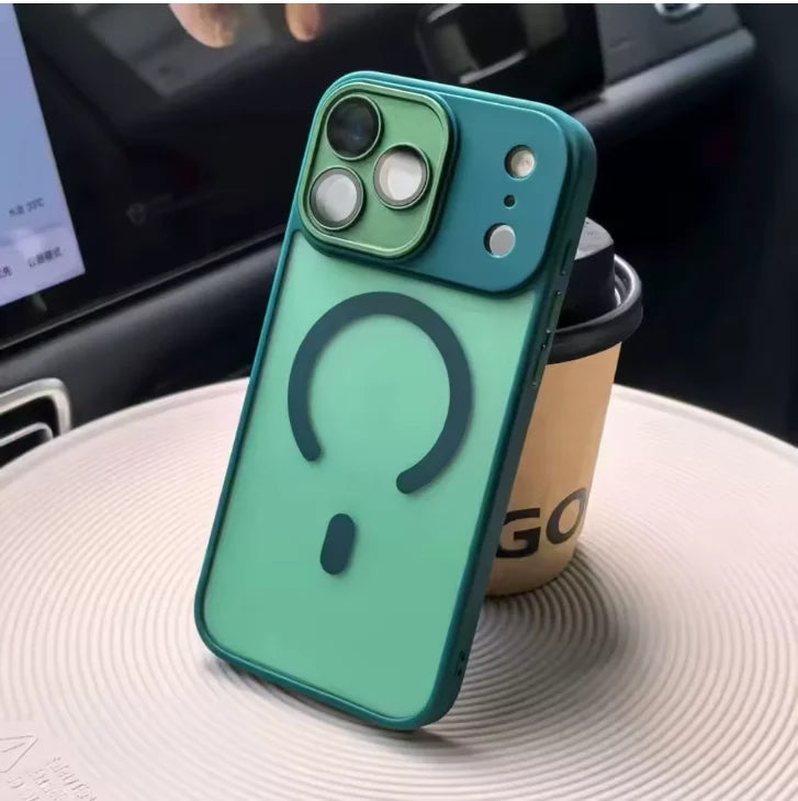 Original Matte Clear Lens Protect For Magsafe Phone Case For iPhone 17 17 Air 17Pro 17 Pro Max Magnetic Wireless Charge Cover