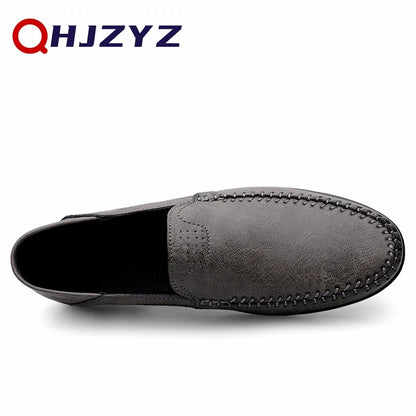 2023 Genuine Leather Mens Loafers Moccasins Shoes Designer Men Casual Handmade Formal Slip on Male Boat Shoes Zapatillas Hombre