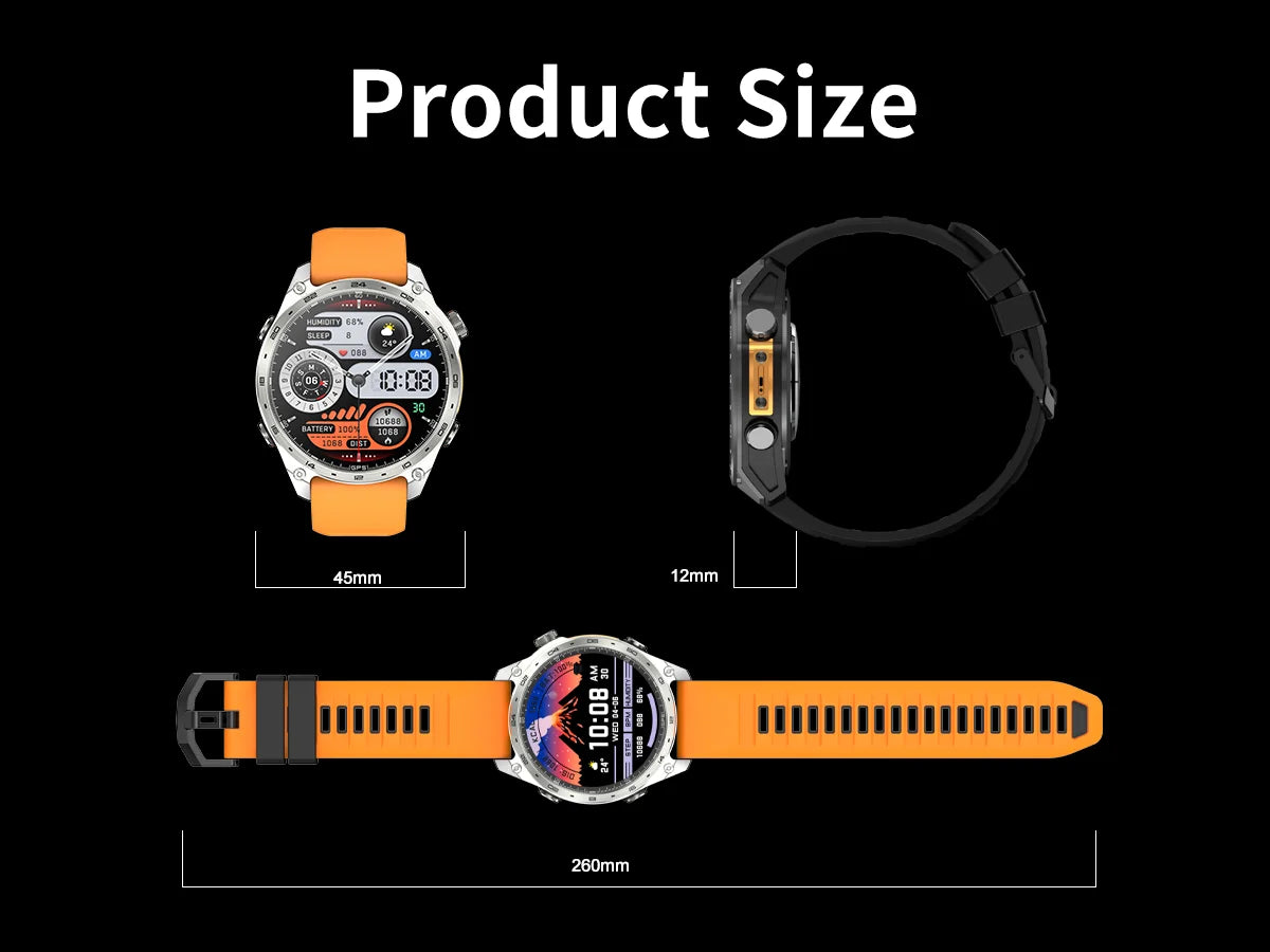 2025New Built-in GPS Offline Map Position Smart Watch Men 4GB Memory 3ATM Waterproof MP3/4 Compass BT Call Swim Sport Bracelets