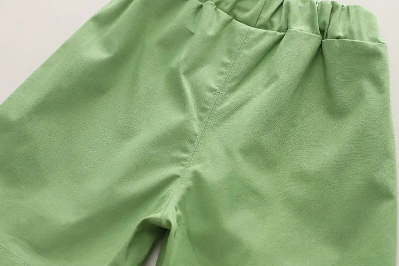 Baby Boys Toddler Big Dinosaure Short Sleeve Tops Pants 2Pcs/set Cotton Kids Outfits Clothing