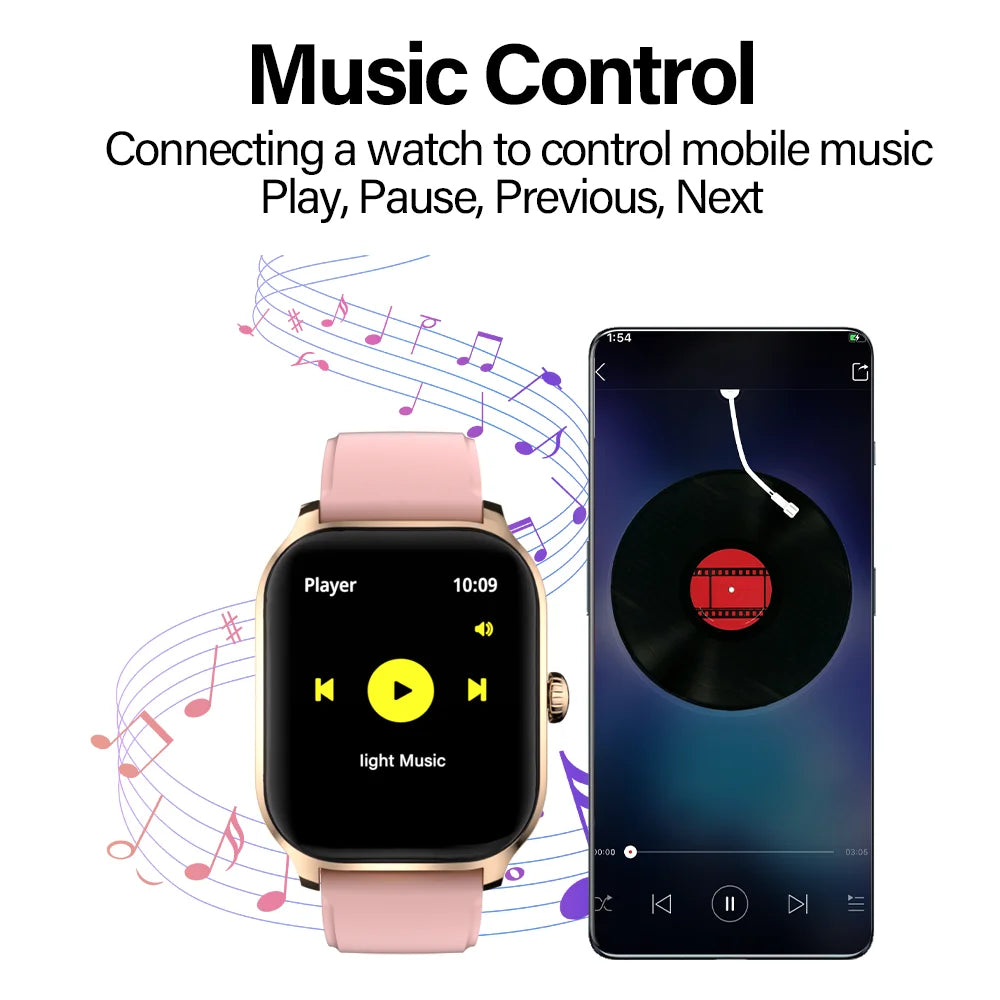 LAXASFIT 2025 New Smart Watch Bluetooth Talk 2.01 HD Touch Screen Multi Sport Function Smart Watch Men Women Christmas Day Gift