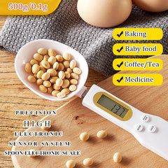 Digital Kitchen Scale Mini Spoon Scale LCD Electronic Food Scale 0.1-500g Weight