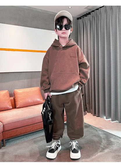 Children's Sets Style Boys Autumn Outfit Trendy Spring/Autumn Fashion for Medium/Large Kids Traditional Modern Handsome