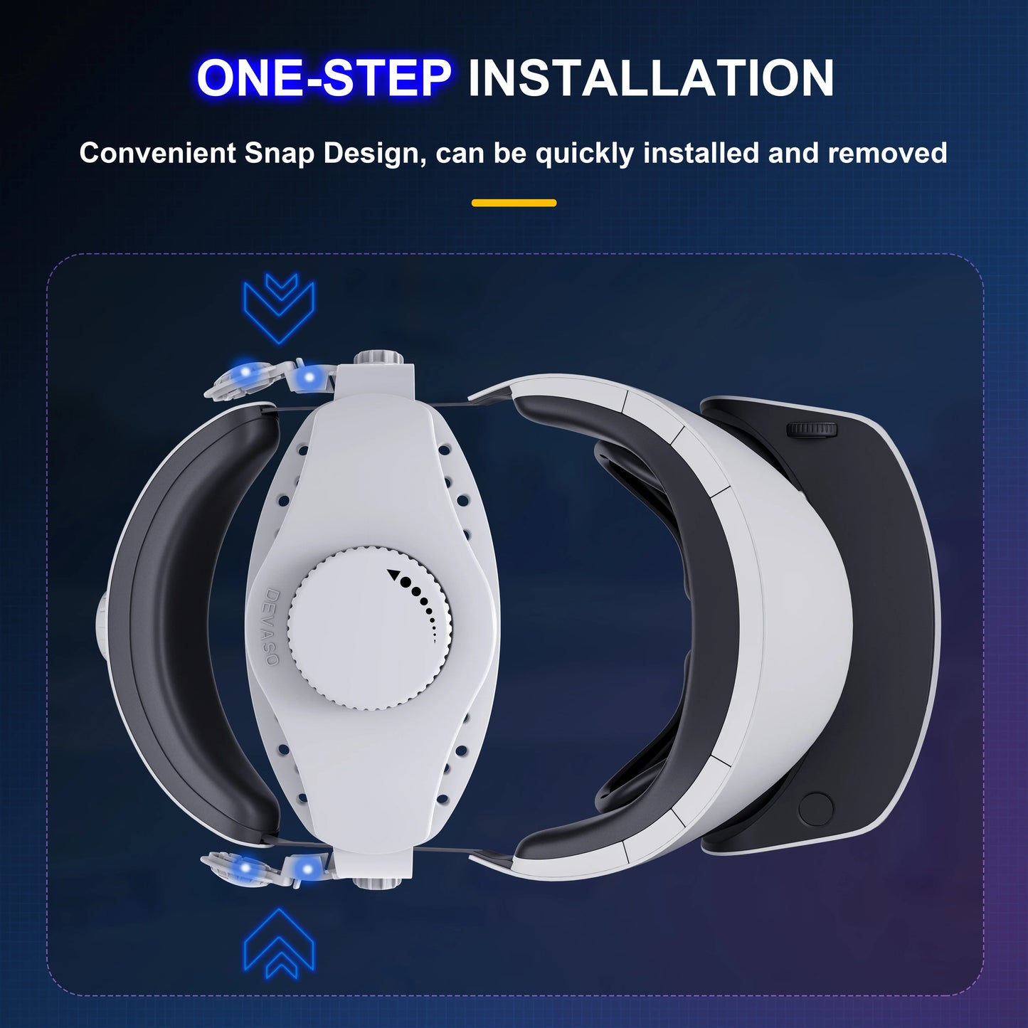 Adjustable Head Strap for SONY PS VR2 VR Glasses Retractable Headset Stand for PlayStation VR2 Expansion Accessories