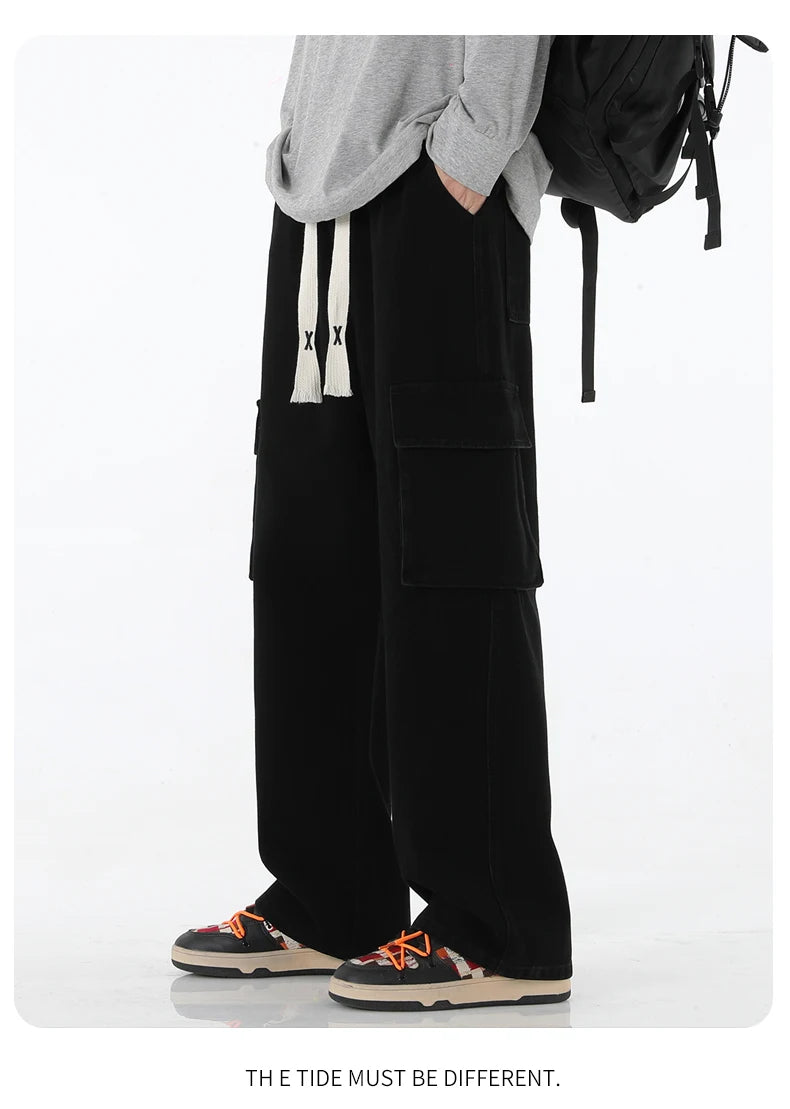 Cargo Baggy Jeans: Y2K Multi-pocket pant