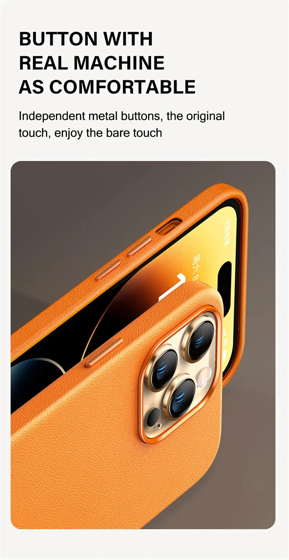 Original For Magsafe Animation Leather Case For iPhone 13 Mini 14 15 16 Pro Max Plus Magnetic Wireless Charging Shockproof Cover
