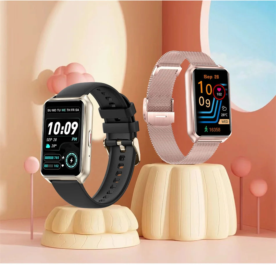 HD Bluetooth Call Smart Watch Men's Bracelet Fashion Women Smart Watch Android IOS