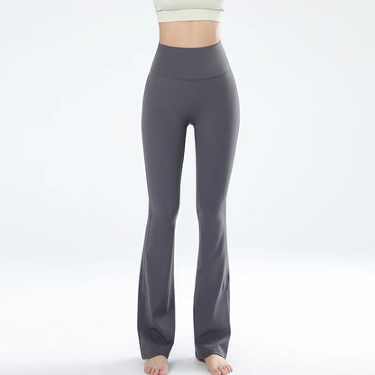Women's leggings slim yoga pants women's high waisted wide leg pants sports