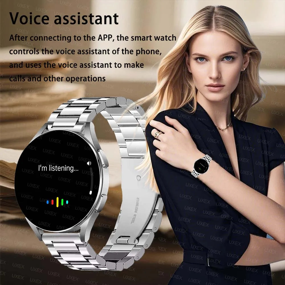 For Classic Smartwatch App Control Men Sports Health Tracking Notification Reminder Bluetooth Call Alarm Clock Smart Watch 2025