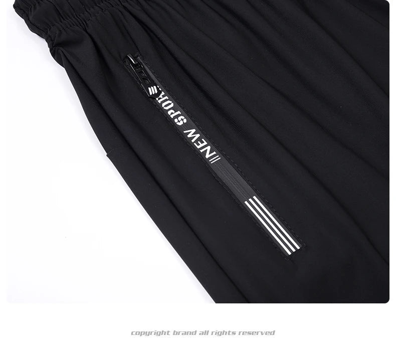 Summer Shorts Gym Fitness Men Plus Size Casual Shorts 6XL 7XL 8XL Big Size Shorts Men Ice Silk Stretchy Beach Shorts Breathable