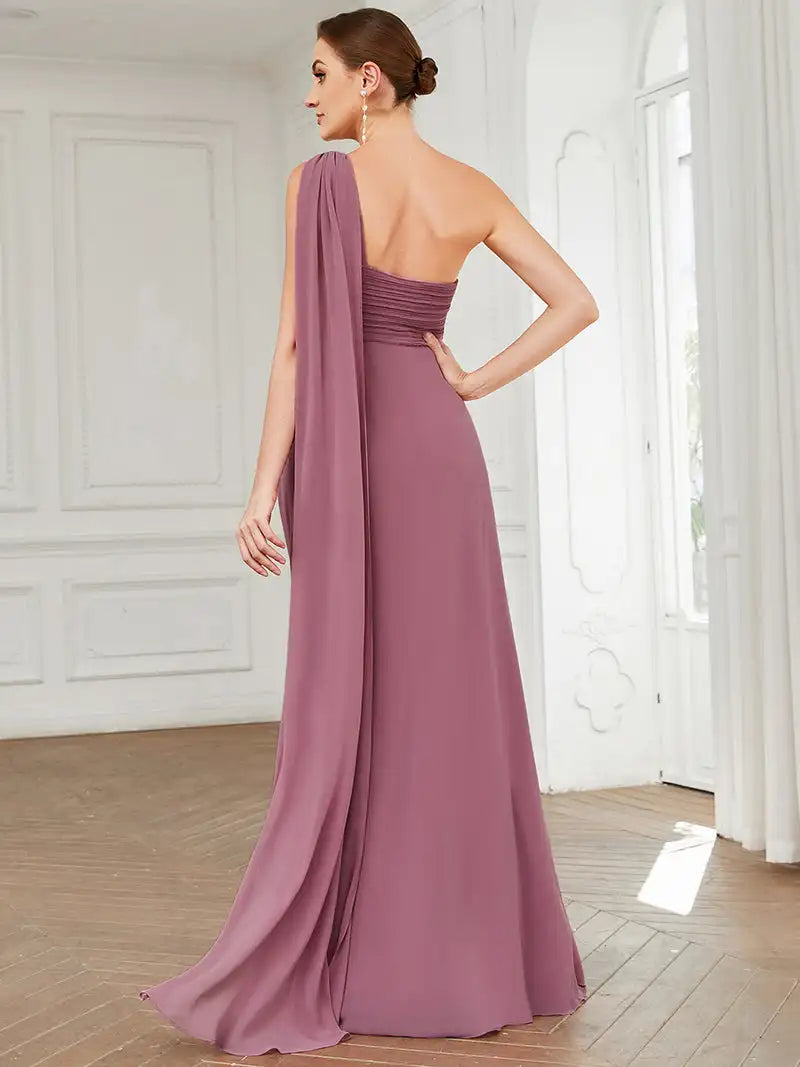 Formal attire Dresses: Elegant Evening Dresses Long A-LINE One-Shoulder