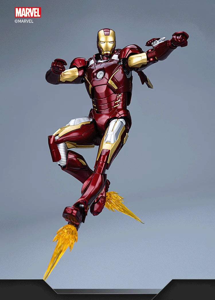 Fondjoy Marvel Iron Man MK7 Assemble Toy Iron Man Model 15cm ABS Material 1/12 Scale Action Figures Toy Birthday Gifts For Boys