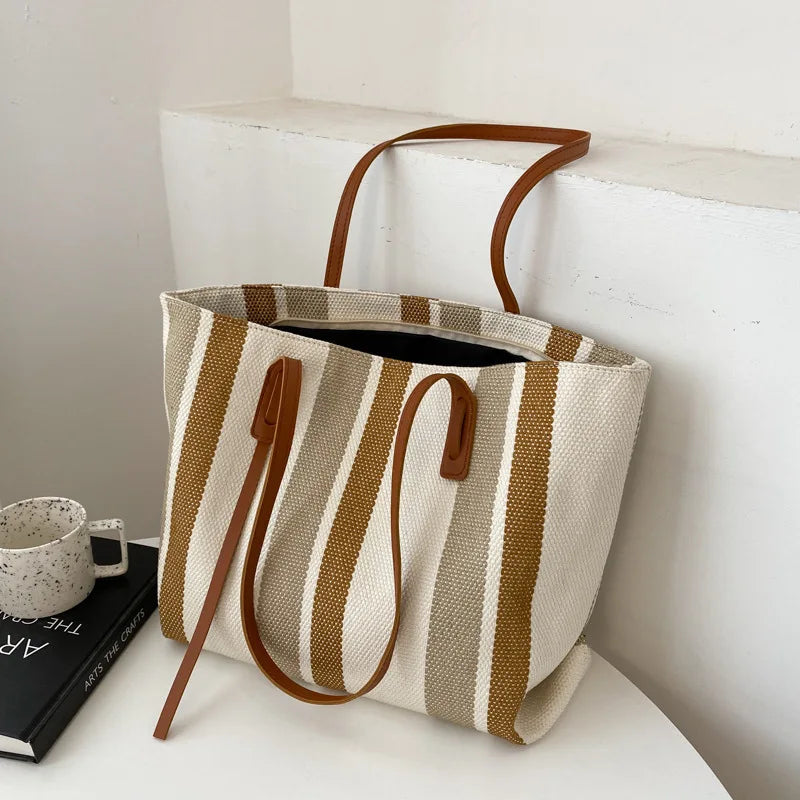 Bags for Woman Stripe Designer Shoulder  Crossbody Shopper