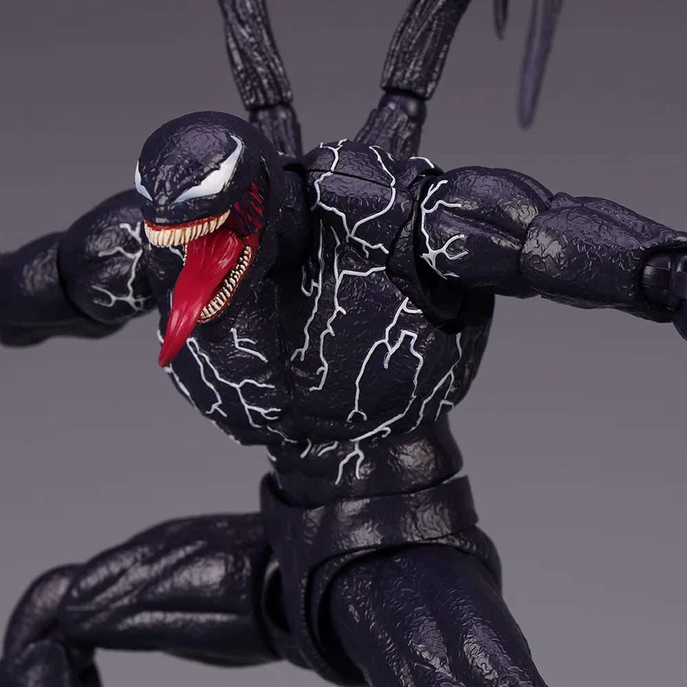 Venom AMAZING YAMAGUCHI legends Action Figure Joint Movable Change Face Statue Model Collectible kids for Toy Gift