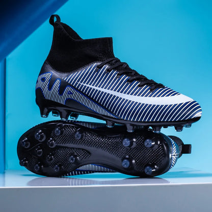 Professional Men Soccer Shoes FG/TF  Football Boots Cleats Breathable  Outdoor