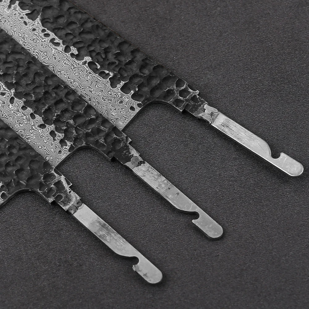 1-7 Pieces Japanese Chef Knives Blank Blade DIY Damascus Steel VG10