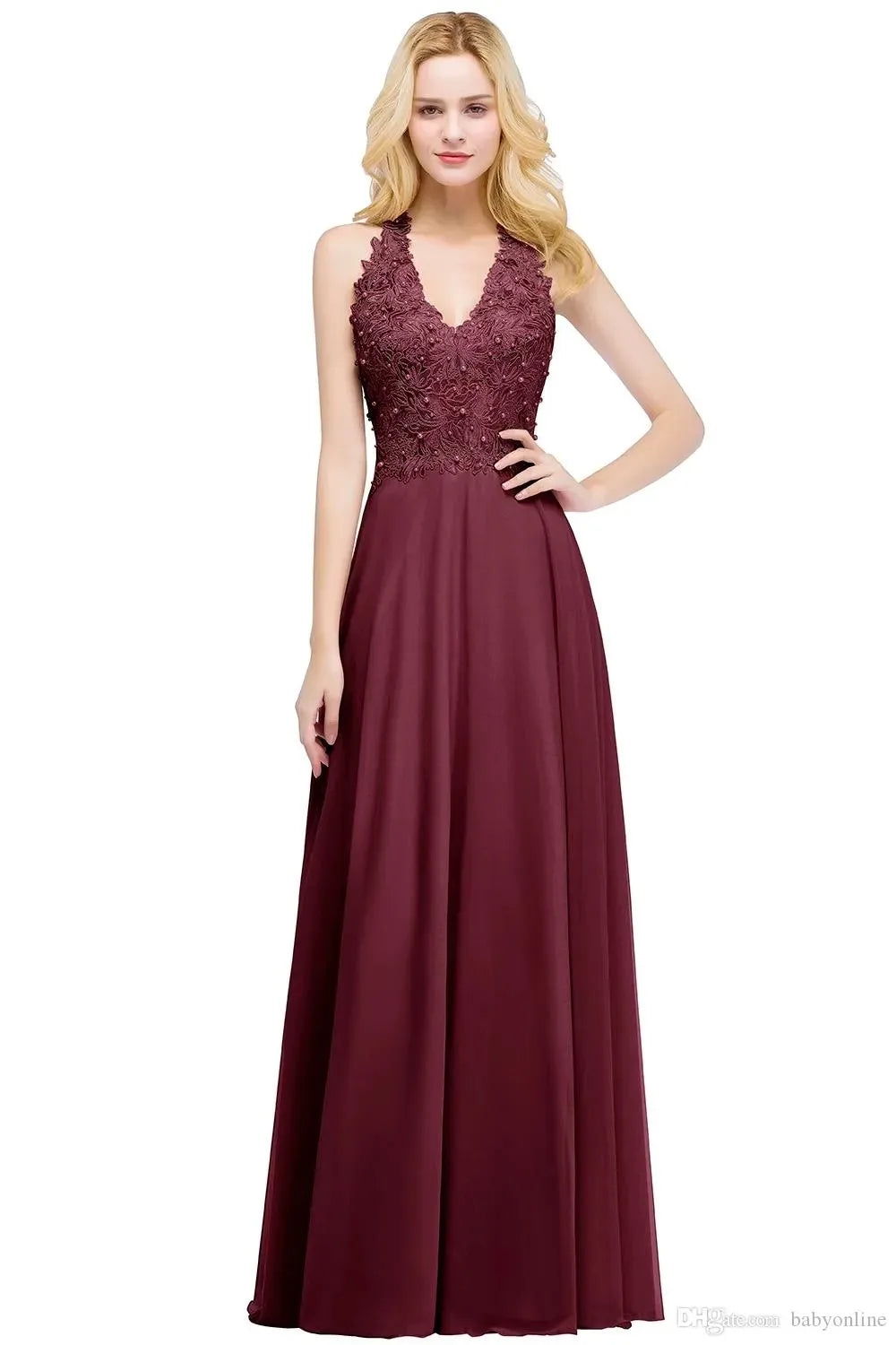 Homecoming Dresses: Evening Dresses For Women Pearl Lace Applique Elegant