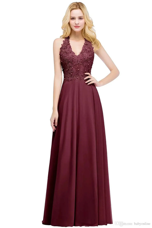 Homecoming Dresses: Evening Dresses For Women Pearl Lace Applique Elegant