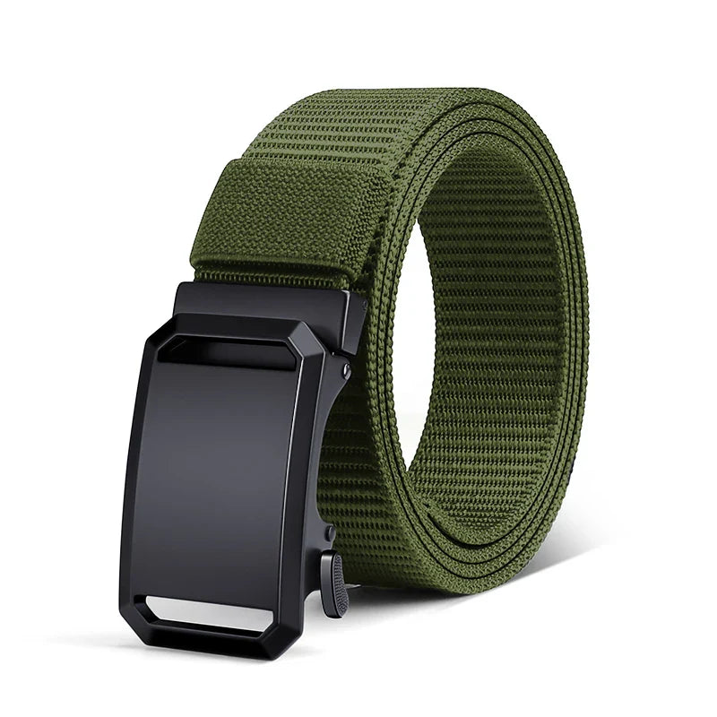 DINISITON Men‘s Belt Nylon Breathable Belts for Men Outdoor Equipment Belt Cowboy Canvas Designer Belt Tactical Belt
