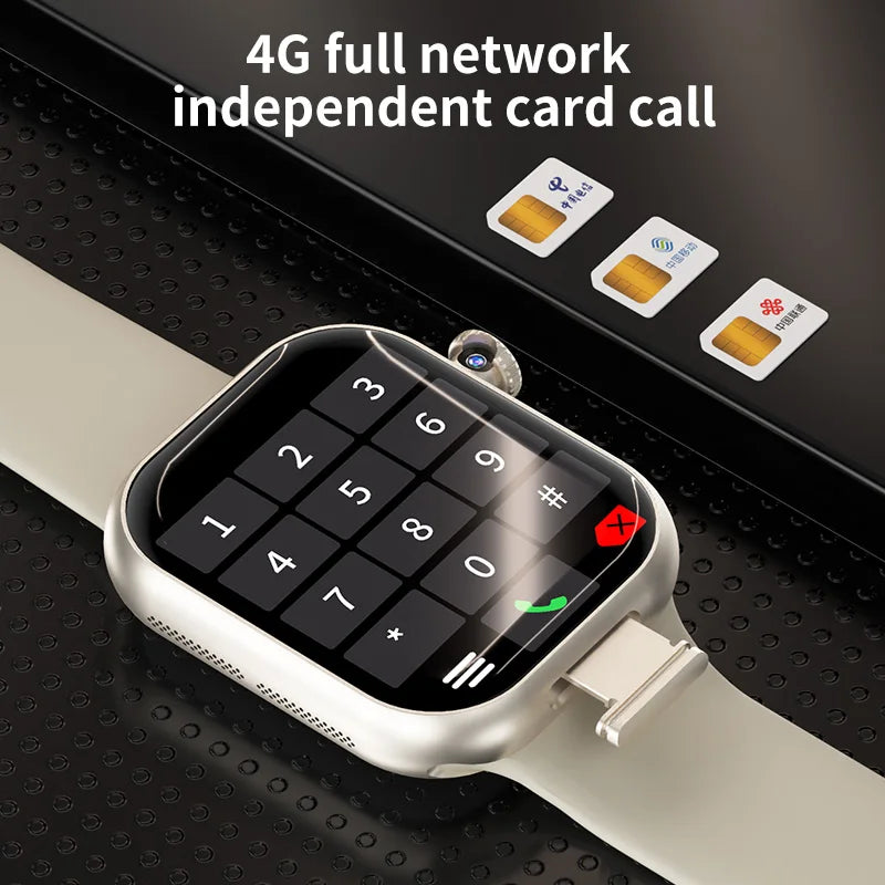 NEW Arrival S11 Plus Smartwatch 5G Sim Card Android 12.0 With 512GB Rom 190° Rotating Camera GPS WIFI 2.29'' Amoled Smart Watch