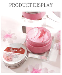 Sakura Clay Mask Deep Cleansing Brightening Repair Skin Mud Korean Face Mask Oil Control Shrink Pores Skin Care 80g