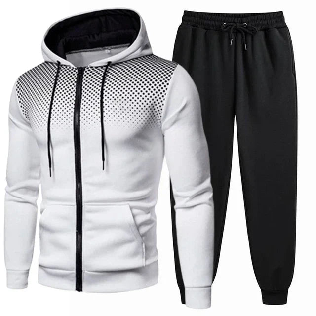2024 Mens Tracksuits Men's Clothing Men Sets Hoodie Set Zipper Sweatshirt Casual Sport Sweatpants Man Sweat Suit Set Running