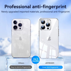 Joyroom Soft TPU Case For iPhone 16 Pro Max Transparent Anti-drop Cover Shockproof Case With Len Protection For iPhone 16 15 14