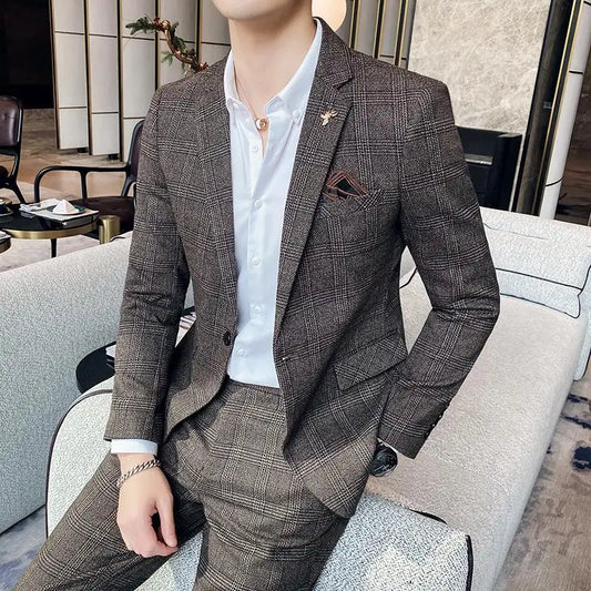 Tuxedo for Mens: Men's (suit + Trousers) Boutique Fashion Business Suit