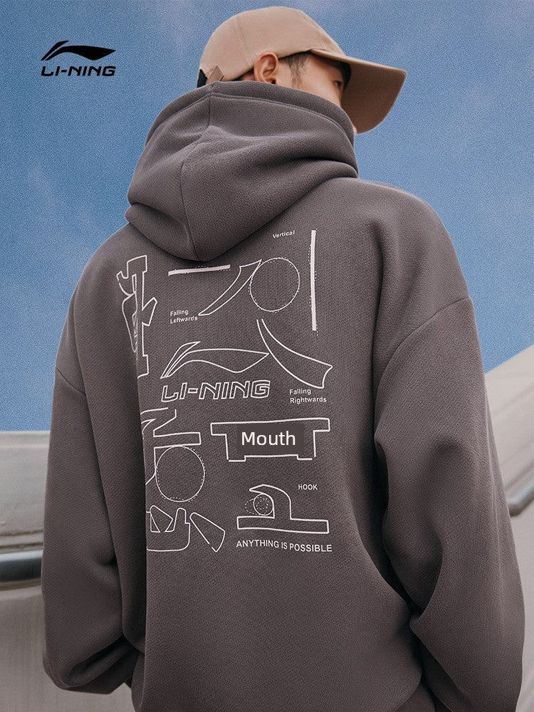 Lining American Retro Hooded Couple Early Spring Sweatshirt