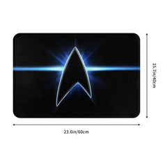 Star Treks Front Floor Door Entrance Mats Indoor Science Fiction TV Series Bath Kitchen