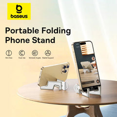 Baseus Phone Stand Holder for iPhone 16 15 14 13 Pro Max Samsung Portable Folding