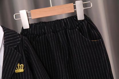 New Spring Autumn Baby Boys Clothes Children Coat Shirt Pants 3Pcs/Sets Toddler Gentleman Suit Infant Outfits Kids Tracksuits