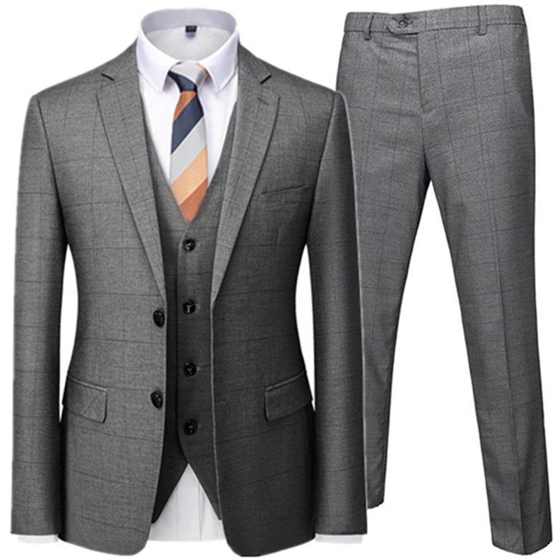 Tuxedo for Mens: Blazers Jacket Pants Vest Men's Casual Boutique Business British