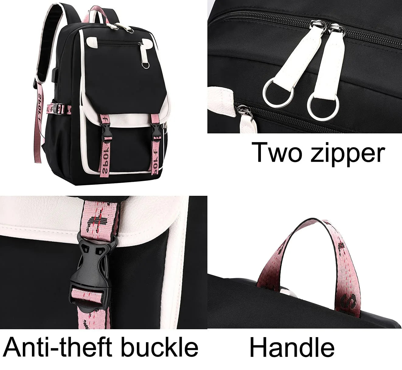 Backpack Cartoon Rucksack Girls School Bag High Capacity Women Backpack