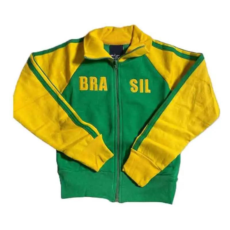 Y2K Aesthetic Brazilian Green Oversized Sweatshirt 2023 Men Women Letter